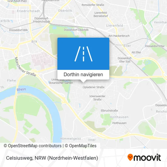Celsiusweg Karte