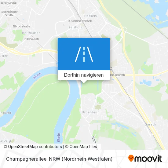 Champagnerallee Karte