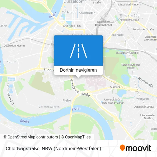 Chlodwigstraße Karte