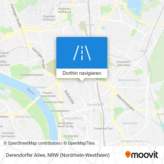 Derendorfer Allee Karte