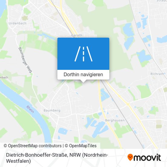 Dietrich-Bonhoeffer-Straße Karte