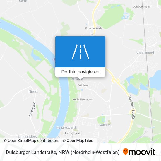 Duisburger Landstraße Karte