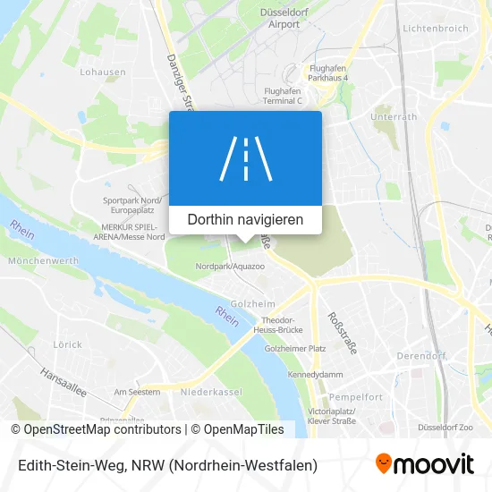 Edith-Stein-Weg Karte