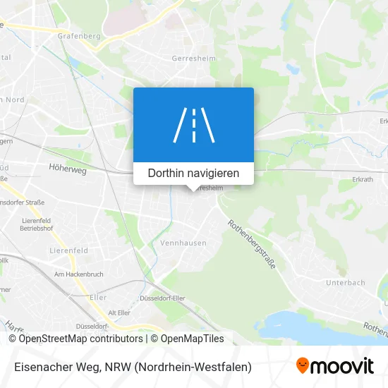 Eisenacher Weg Karte