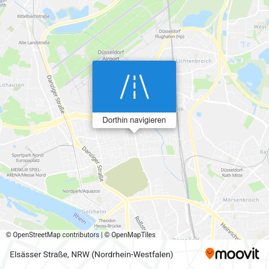 Elsässer Straße Karte