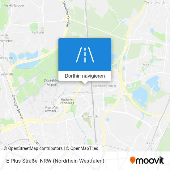 E-Plus-Straße Karte