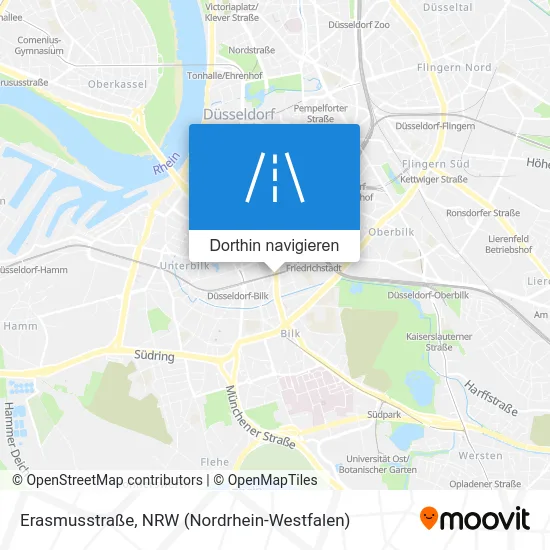 Erasmusstraße Karte