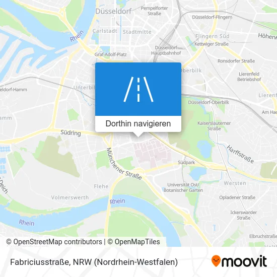 Fabriciusstraße Karte