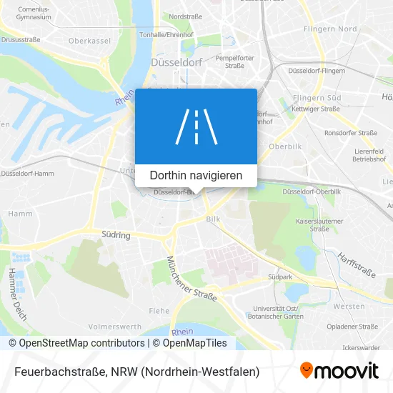 Feuerbachstraße Karte