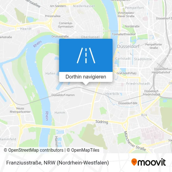 Franziusstraße Karte