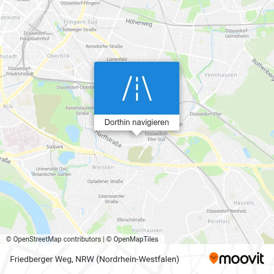 Friedberger Weg Karte