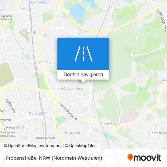 Frobenstraße Karte