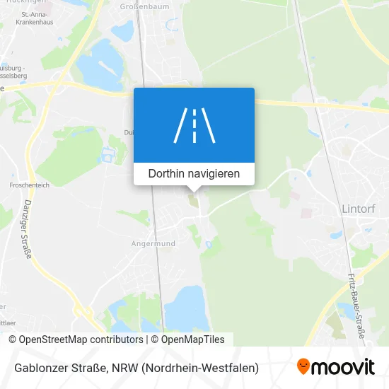 Gablonzer Straße Karte