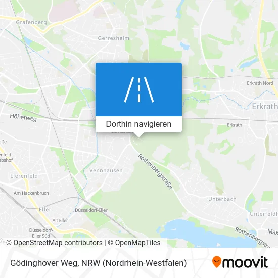 Gödinghover Weg Karte