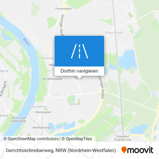 Gerichtsschreiberweg Karte