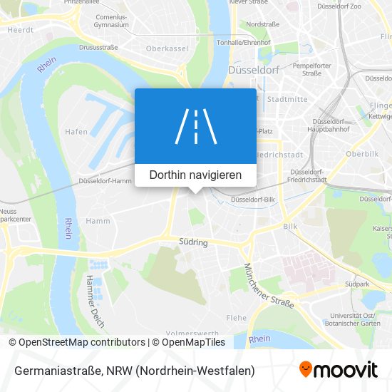 Germaniastraße Karte