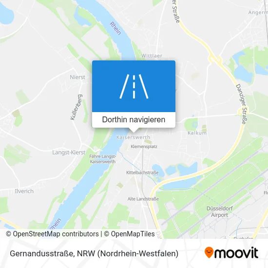 Gernandusstraße Karte