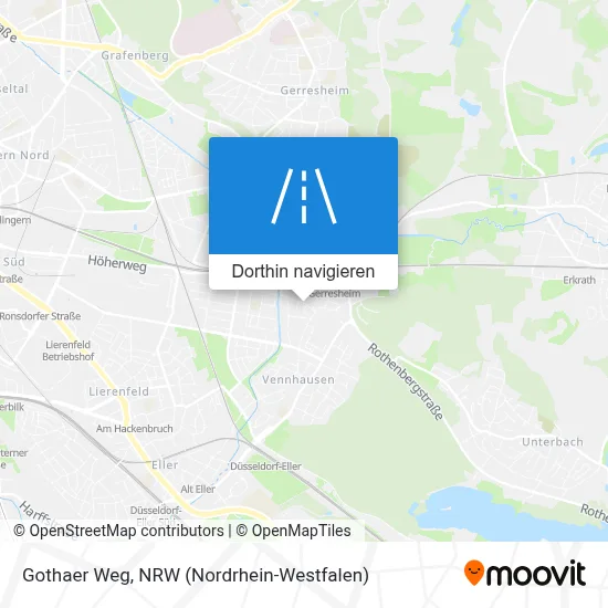 Gothaer Weg Karte