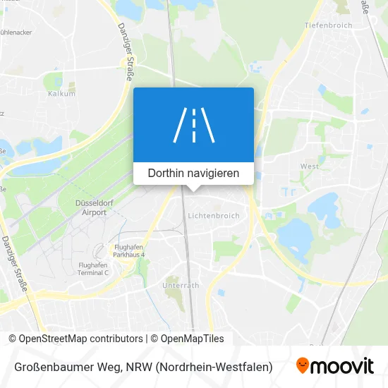 Großenbaumer Weg Karte