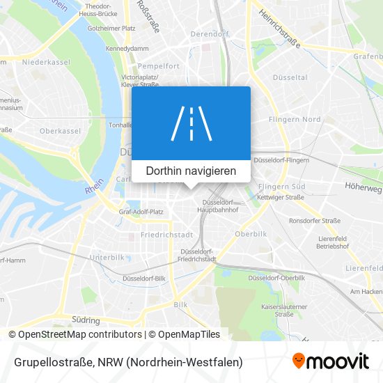 Grupellostraße Karte