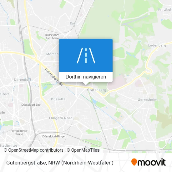 Gutenbergstraße Karte