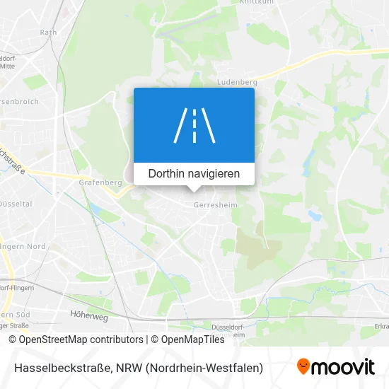 Hasselbeckstraße Karte