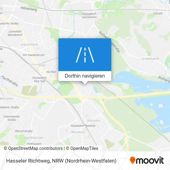 Hasseler Richtweg Karte