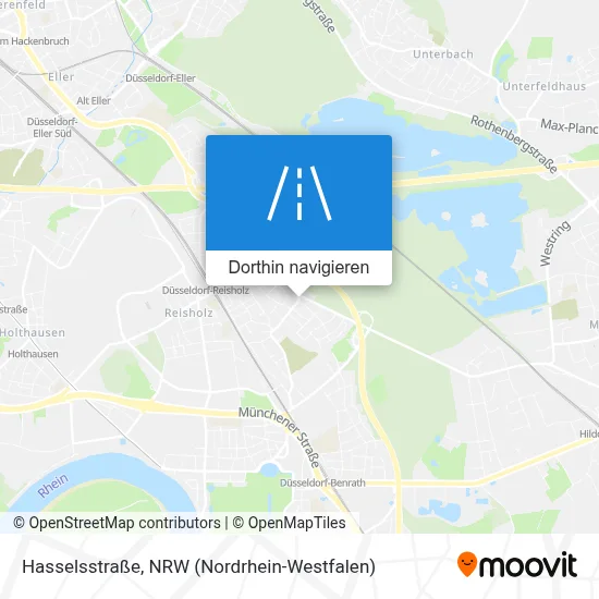 Hasselsstraße Karte