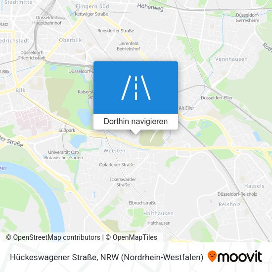 Hückeswagener Straße Karte