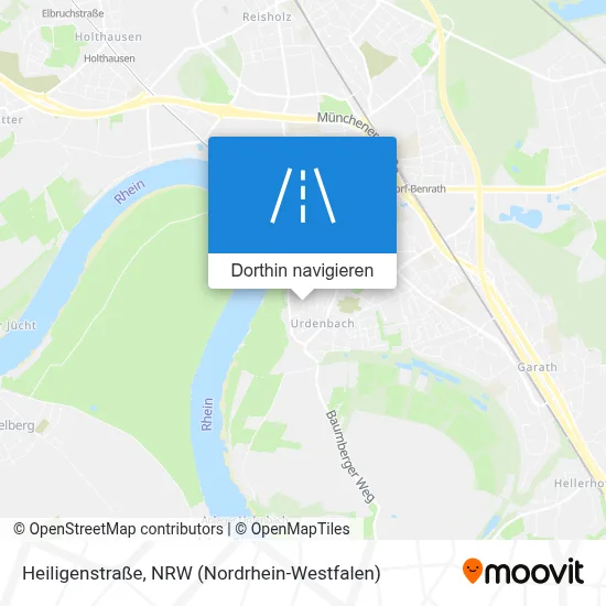 Heiligenstraße Karte