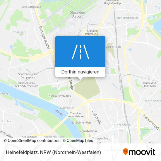 Heinefeldplatz Karte