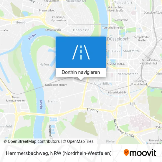 Hemmersbachweg Karte