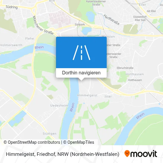 Himmelgeist, Friedhof Karte