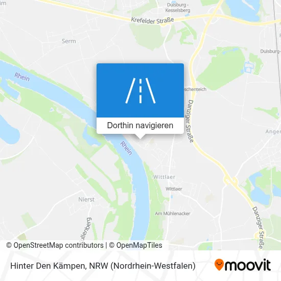 Hinter Den Kämpen Karte