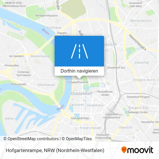 Hofgartenrampe Karte