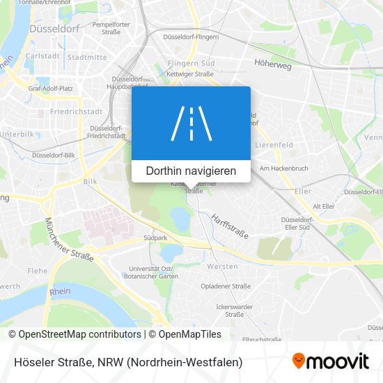Höseler Straße Karte