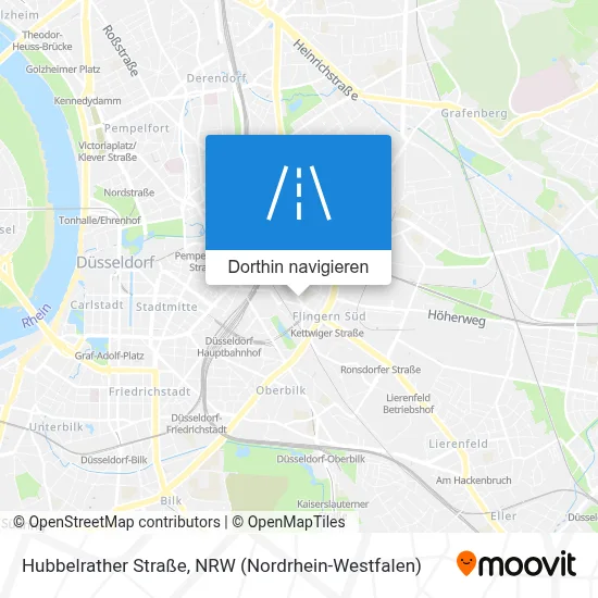 Hubbelrather Straße Karte