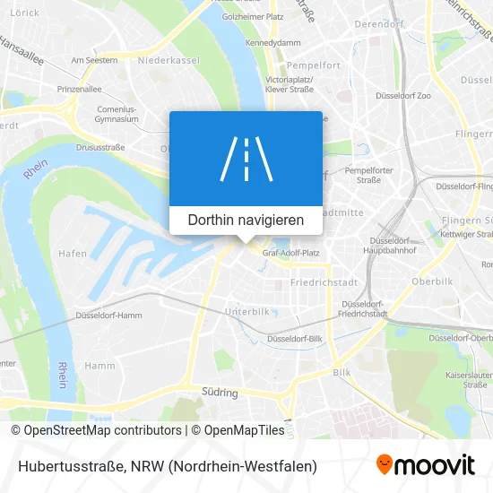 Hubertusstraße Karte