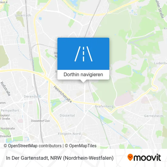 In Der Gartenstadt Karte