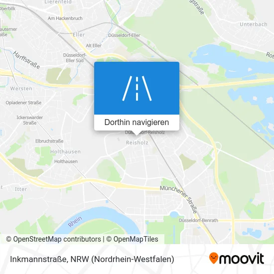 Inkmannstraße Karte