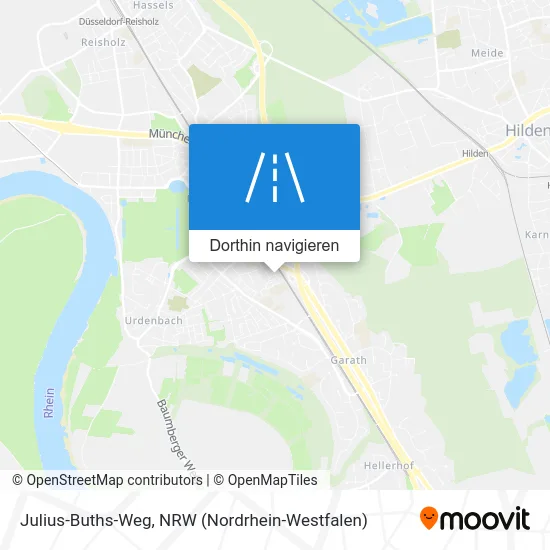 Julius-Buths-Weg Karte