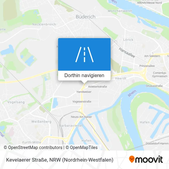 Kevelaerer Straße Karte