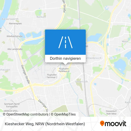 Kieshecker Weg Karte