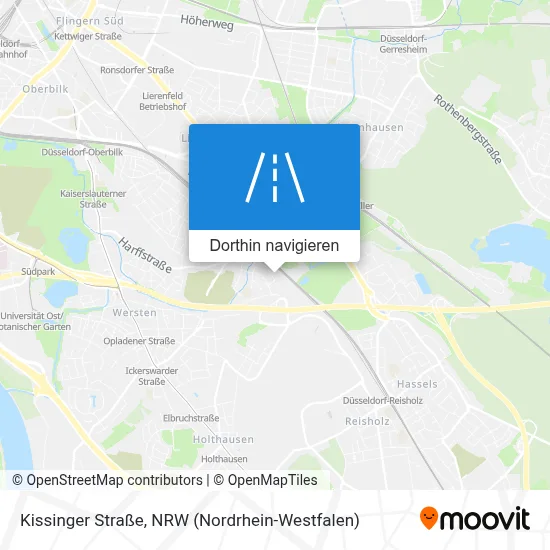 Kissinger Straße Karte