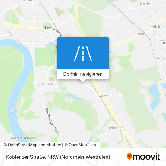 Koblenzer Straße Karte