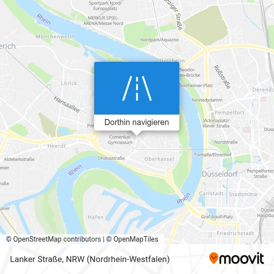 Lanker Straße Karte