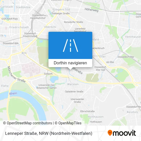 Lenneper Straße Karte