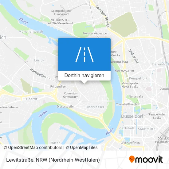 Lewitstraße Karte