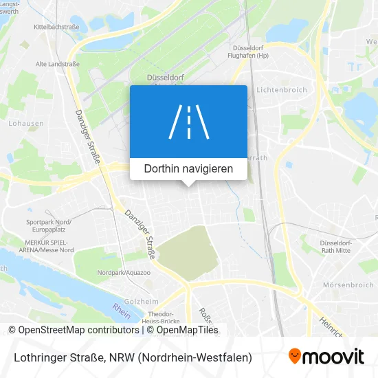 Lothringer Straße Karte