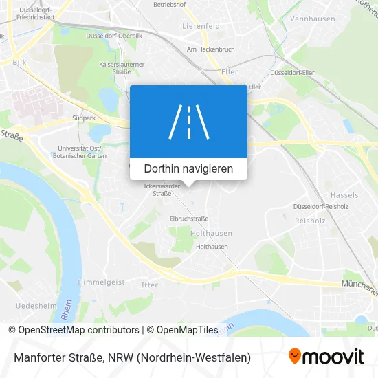 Manforter Straße Karte